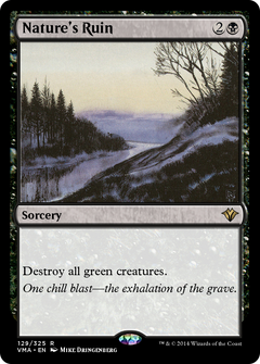 Nature's Ruin (VMA-129) - Vintage Masters Foil-1