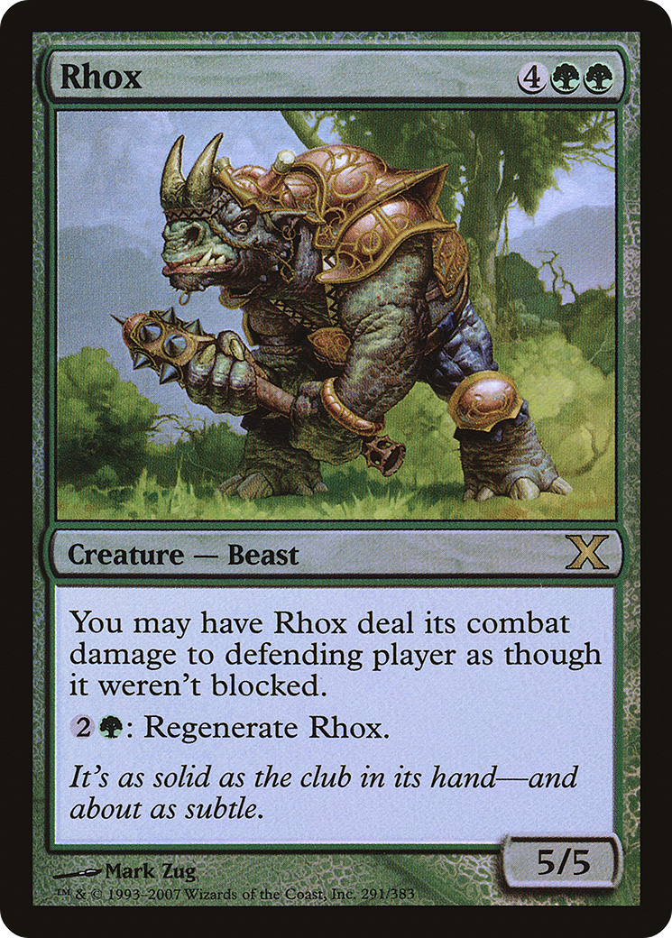 Rhox (10E-291★) - Tenth Edition Foil-1