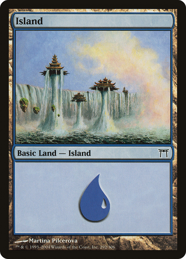 Island (292) [Champions of Kamigawa]-1