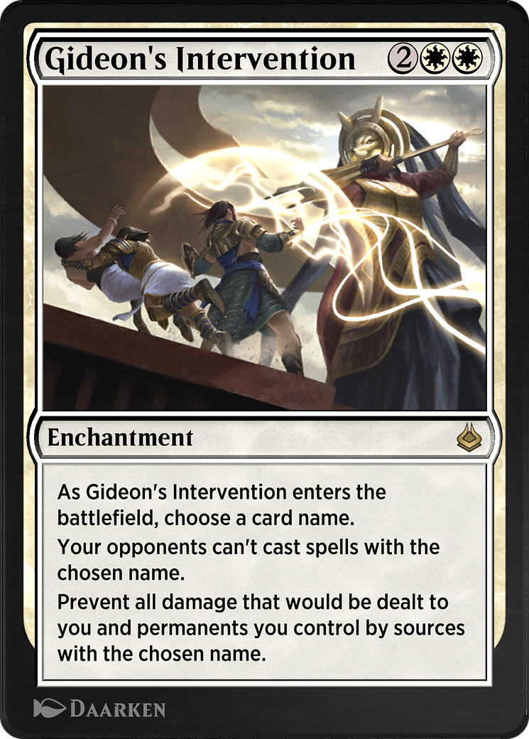 Gideon's Intervention (AKR-020) - Amonkhet Remastered-1