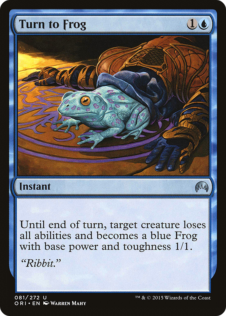 Turn to Frog (ORI-081) - Magic Origins-1