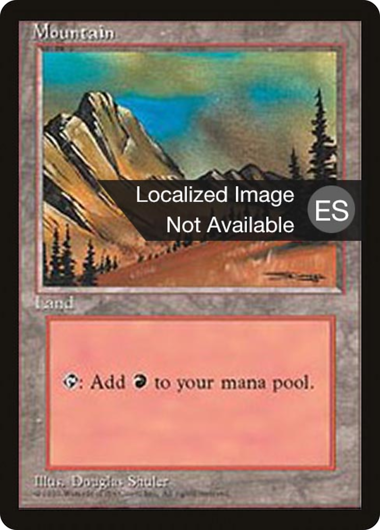 Mountain (C) [Fourth Edition (Foreign Black Border)]-1