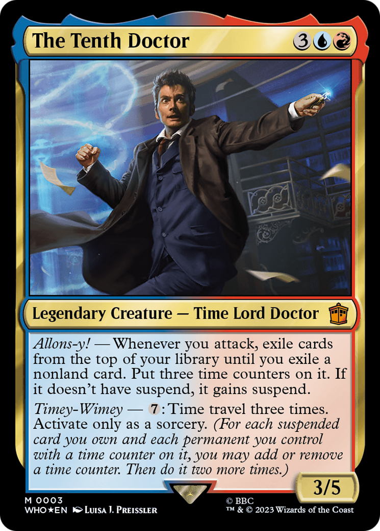 The Tenth Doctor (WHO-003) - Doctor Who Foil-1