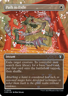 Path to Exile (Borderless Alternate Art) [Commander Masters]-1