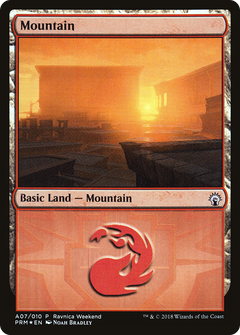 Mountain (A07) [Ravnica Allegiance Ravnica Weekend]-1