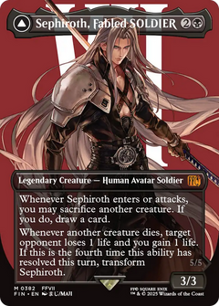 Sephiroth, Fabled SOLDIER // Sephiroth, One-Winged Angel (Borderless) (0382) [FINAL FANTASY]-1