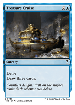 Treasure Cruise (White Border) [Mystery Booster 2]-1