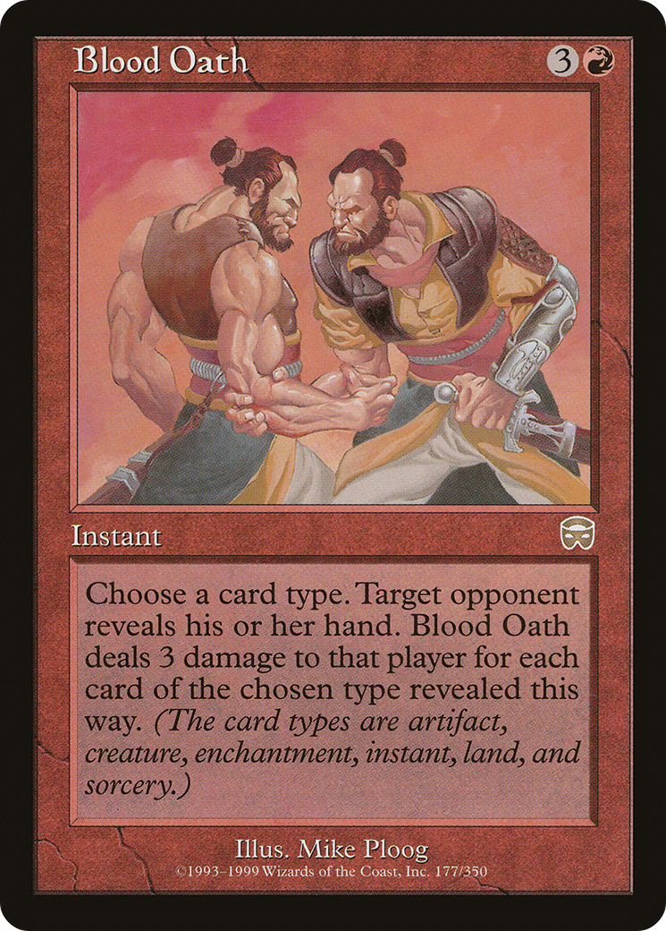 Blood Oath [Mercadian Masques]-1