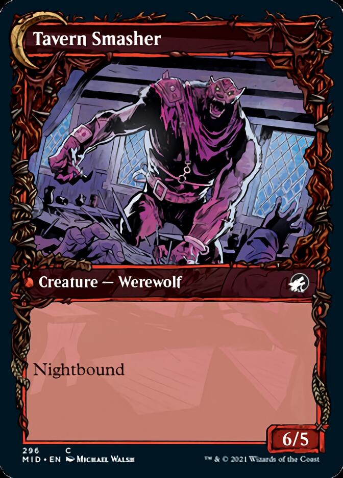 Tavern Ruffian // Tavern Smasher (Showcase Equinox) [Innistrad: Midnight Hunt]-2