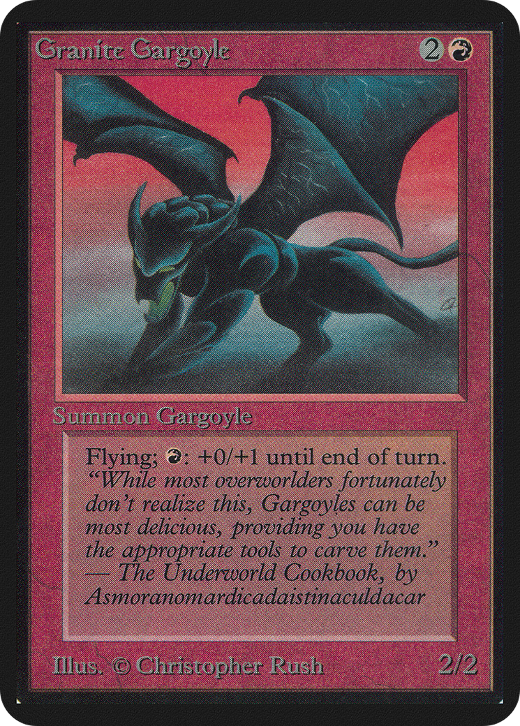 Granite Gargoyle (LEA-) - Limited Edition Alpha-1