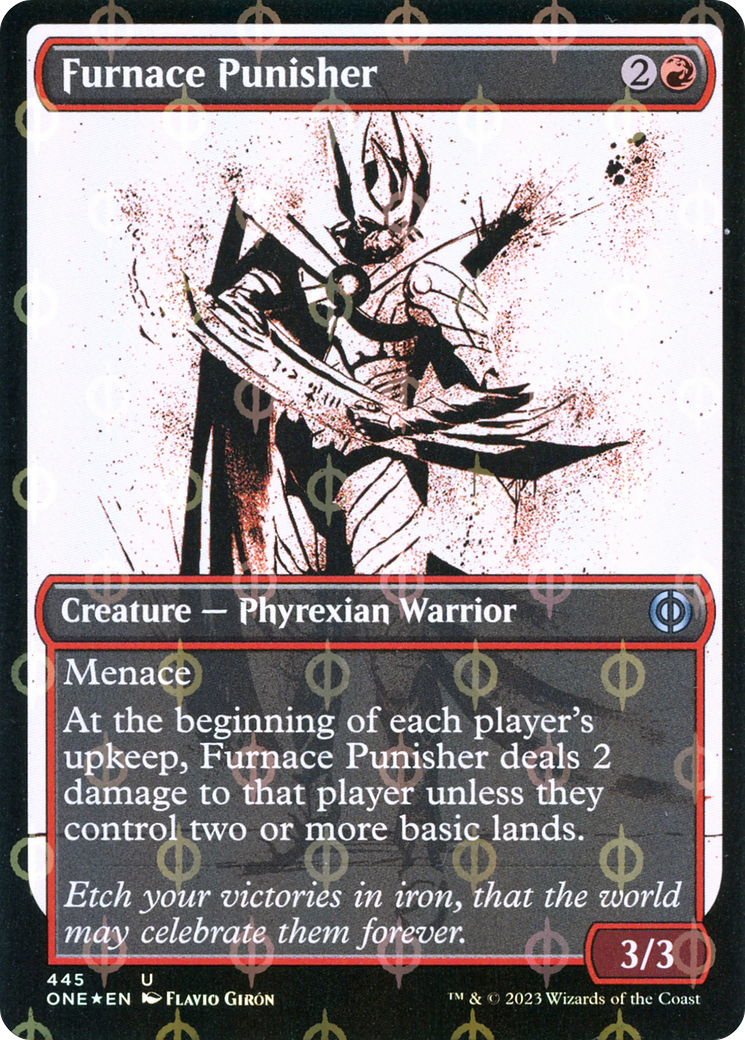 Furnace Punisher (Showcase Ichor Step-and-Compleat Foil) [Phyrexia: All Will Be One]-1