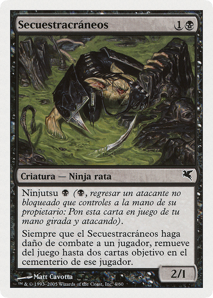 Skullsnatcher (French) - "Profanateur de crane" (A4) (PSAL-0A4) - Salvat 2005-1
