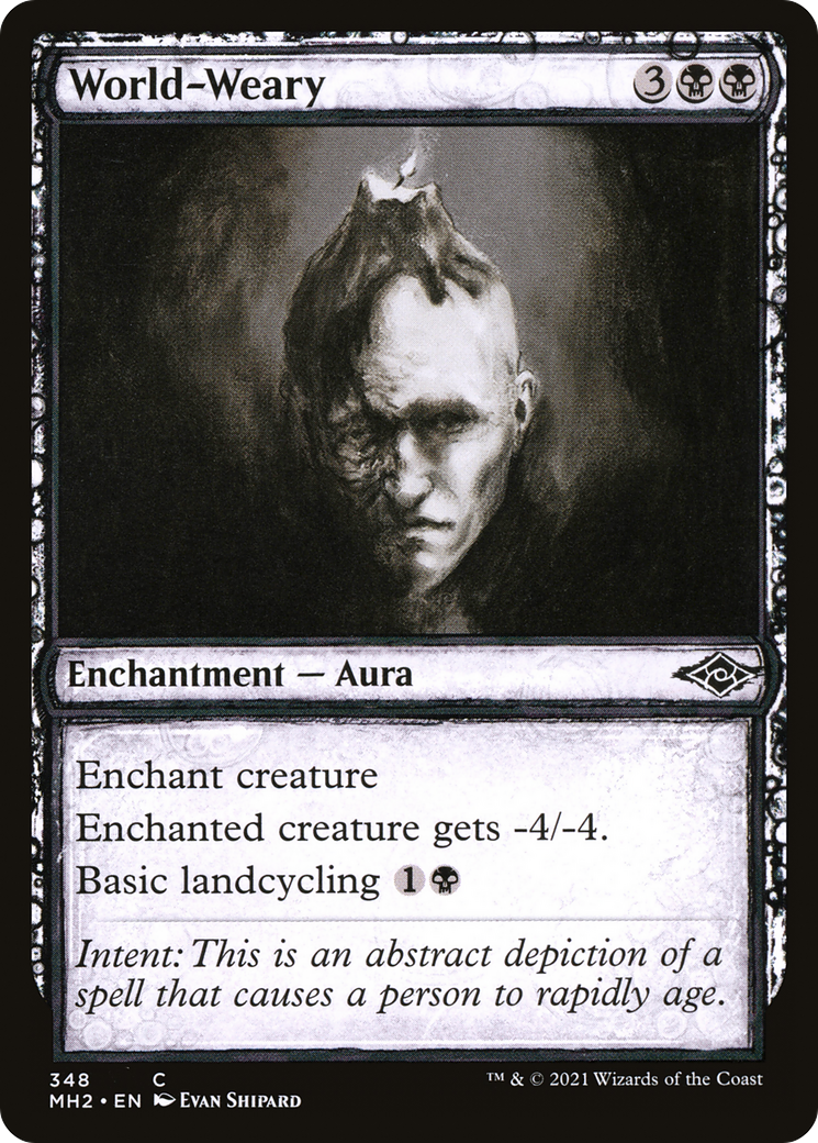 World-Weary (Showcase) (MH2-348) - Modern Horizons 2: (Showcase)-1