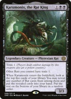 Karumonix, the Rat King [Phyrexia: All Will Be One]-1