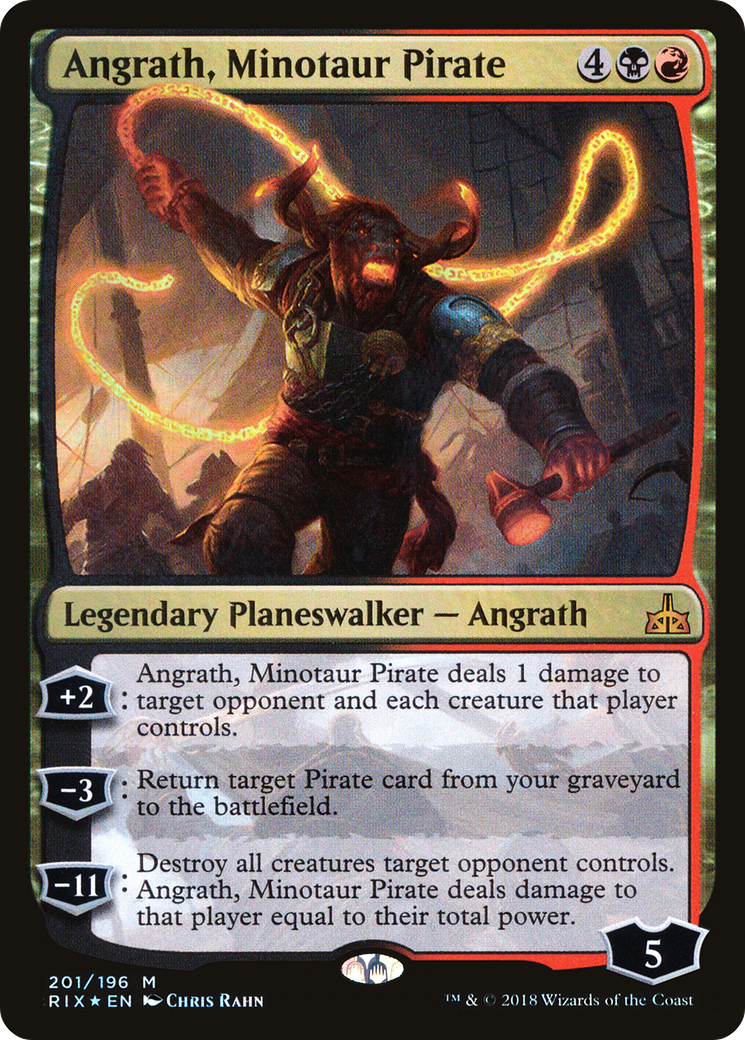 Angrath, Minotaur Pirate [Rivals of Ixalan]-1