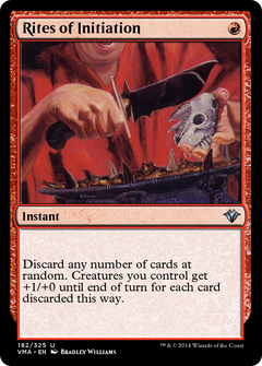 Rites of Initiation (VMA-182) - Vintage Masters Foil-1
