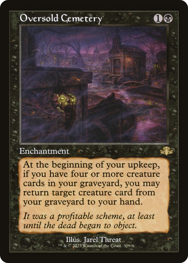 Oversold Cemetery (Retro) [Dominaria Remastered]-1