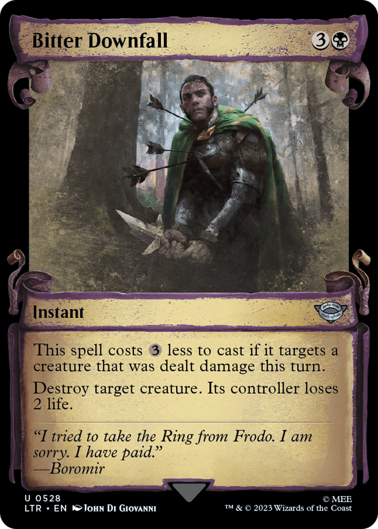 Bitter Downfall [The Lord of the Rings: Tales of Middle-Earth Showcase Scrolls]-1