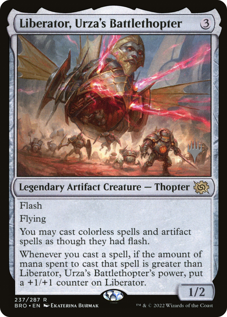 Liberator, Urza's Battlethopter (Promo Pack) [The Brothers' War Promos]-1