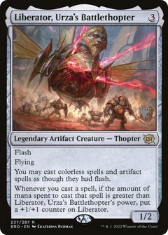 Liberator, Urza's Battlethopter (Promo Pack) [The Brothers' War Promos]-1