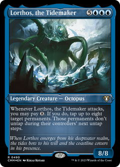 Lorthos, the Tidemaker (CMM-490) - Commander Masters Etched Foil-1