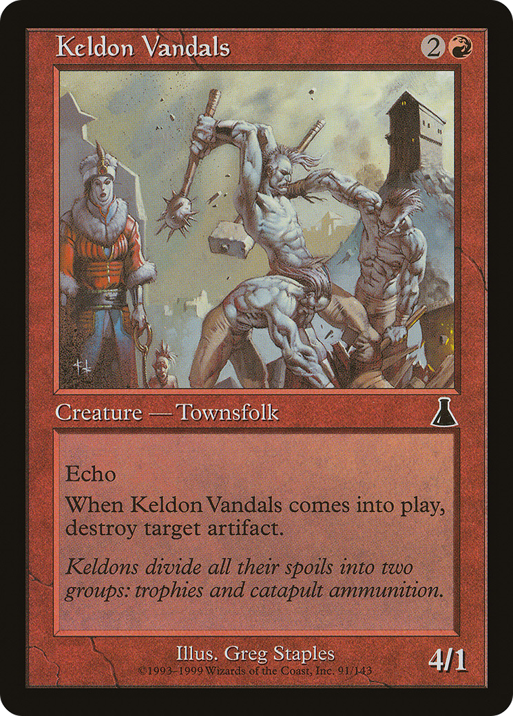 Keldon Vandals [Urza's Destiny]-1