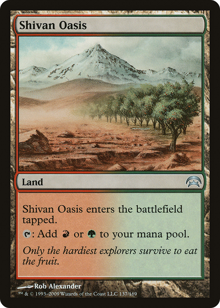 Shivan Oasis [Planechase]-1