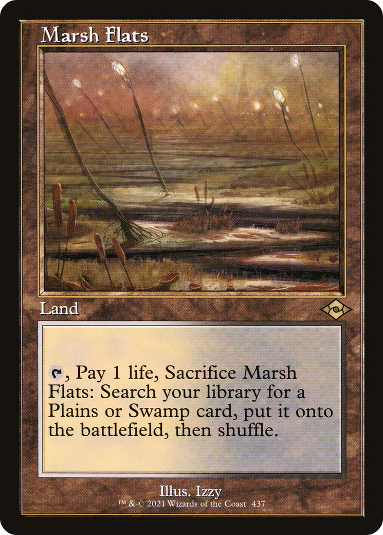 Marsh Flats (Retro Frame) (MH2-437) - Modern Horizons 2 Etched Foil-1
