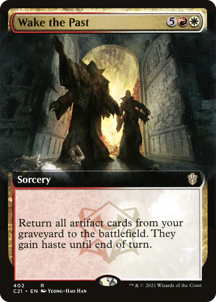 Wake the Past (Extended Art) (C21-402) - Commander 2021: (Extended Art)-1