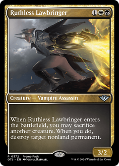 Ruthless Lawbringer (Promo Pack) [Outlaws of Thunder Junction Promos]-1