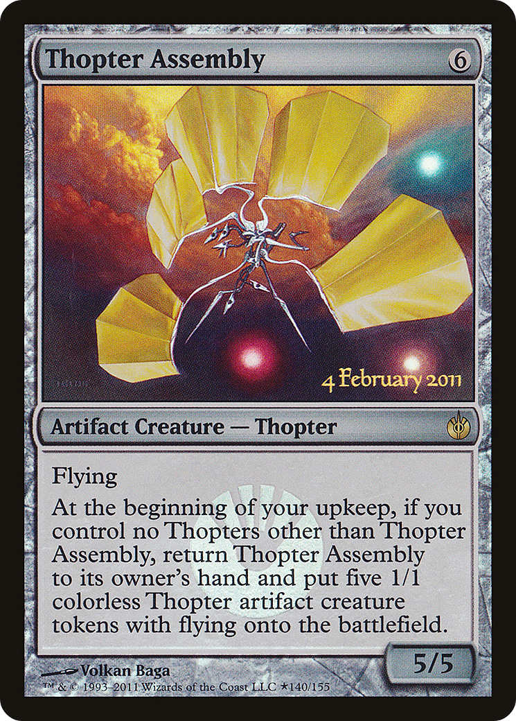 Thopter Assembly [Mirrodin Besieged Prerelease Promos]-1