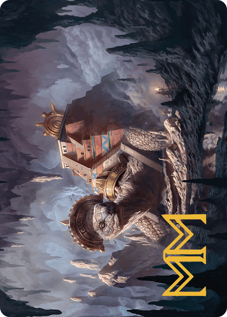 Bedrock Tortoise // Bedrock Tortoise (ALCI-023) - The Lost Caverns of Ixalan Art Series (Borderless) Foil-3