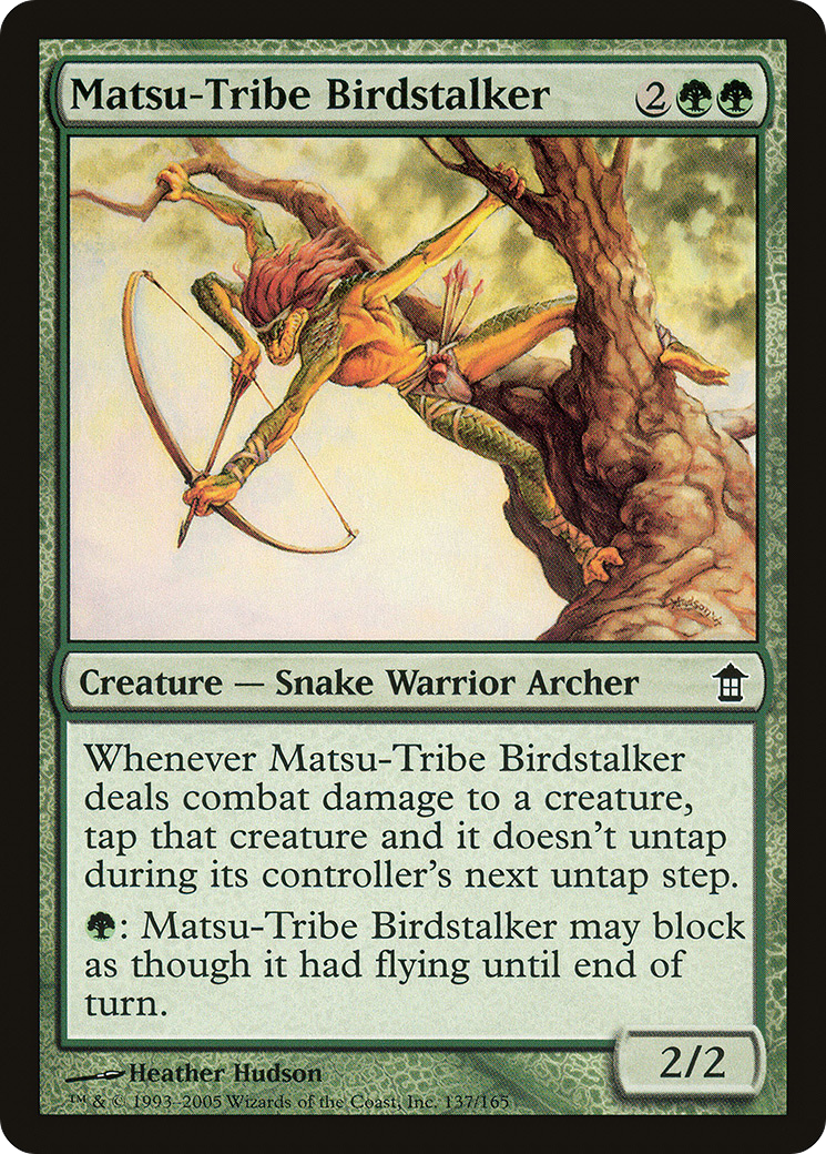 Matsu-Tribe Birdstalker [Saviors of Kamigawa]-1