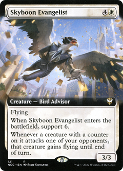 Skyboon Evangelist (Extended Art) [Streets of New Capenna Commander]-1