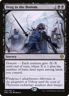 Drag to the Bottom (Promo Pack) [Dominaria United Promos]-1