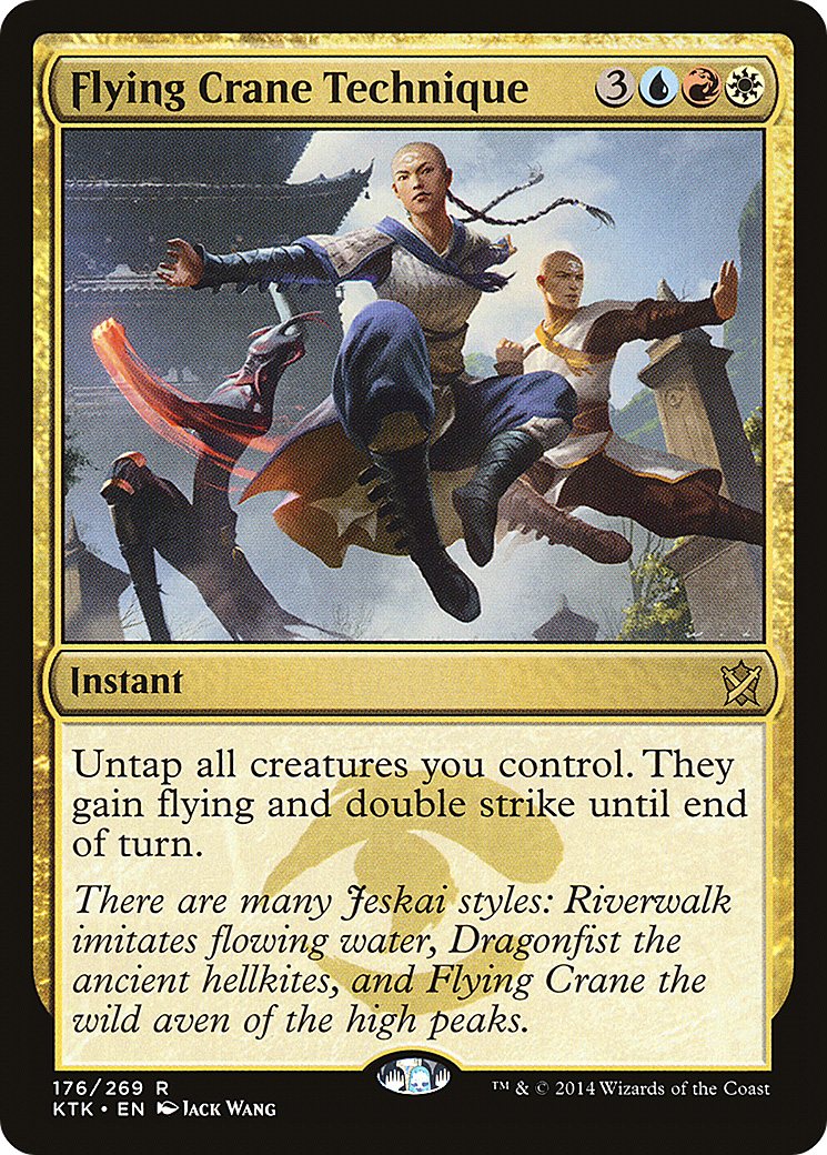 Flying Crane Technique [Khans of Tarkir]-1