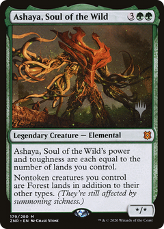 Ashaya, Soul of the Wild (Promo Pack) [Zendikar Rising Promos]-1