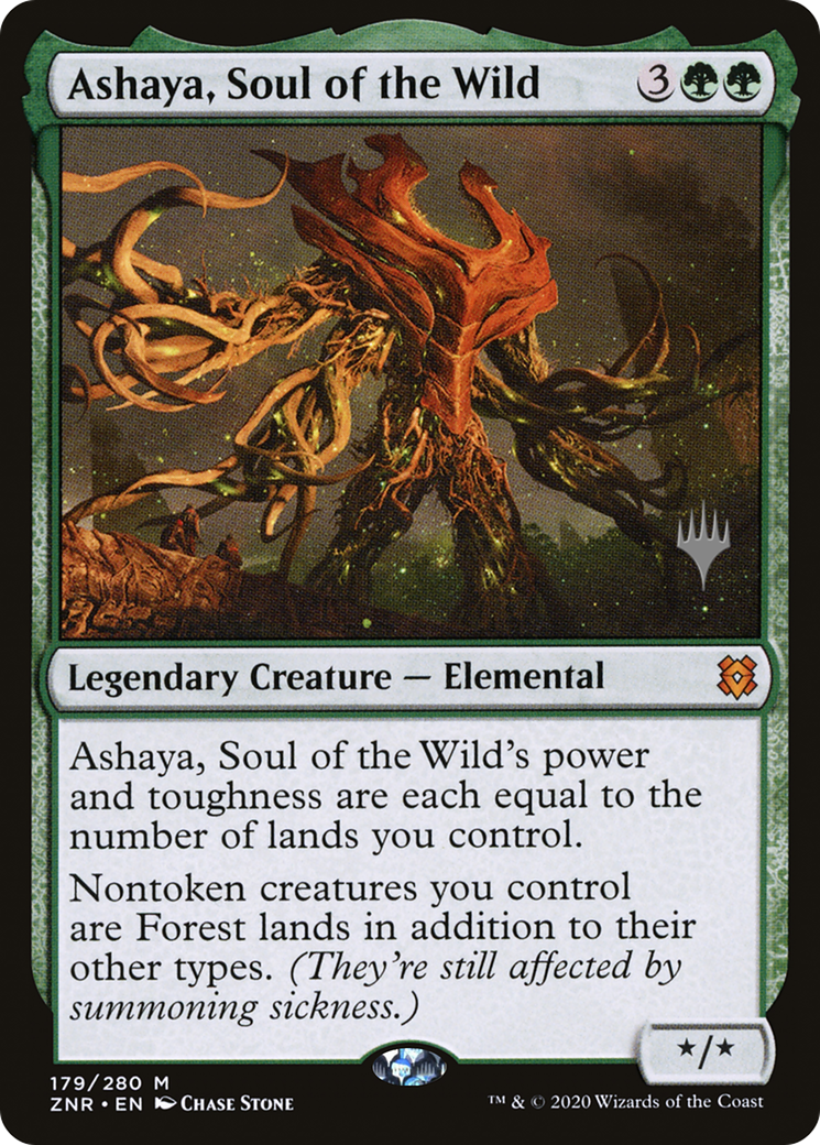 Ashaya, Soul of the Wild (Promo Pack) [Zendikar Rising Promos]-1