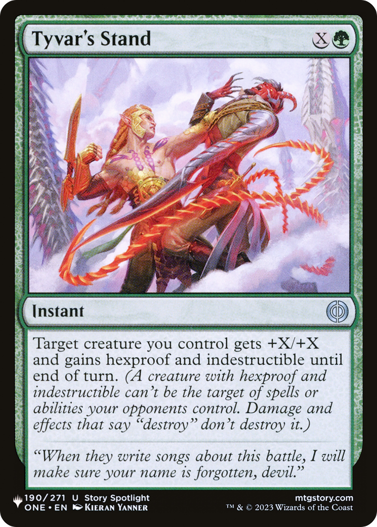 Tyvar's Stand (LIST-190/271) - The List-1