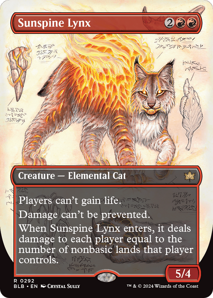 Sunspine Lynx (Borderless) [Bloomburrow]-1