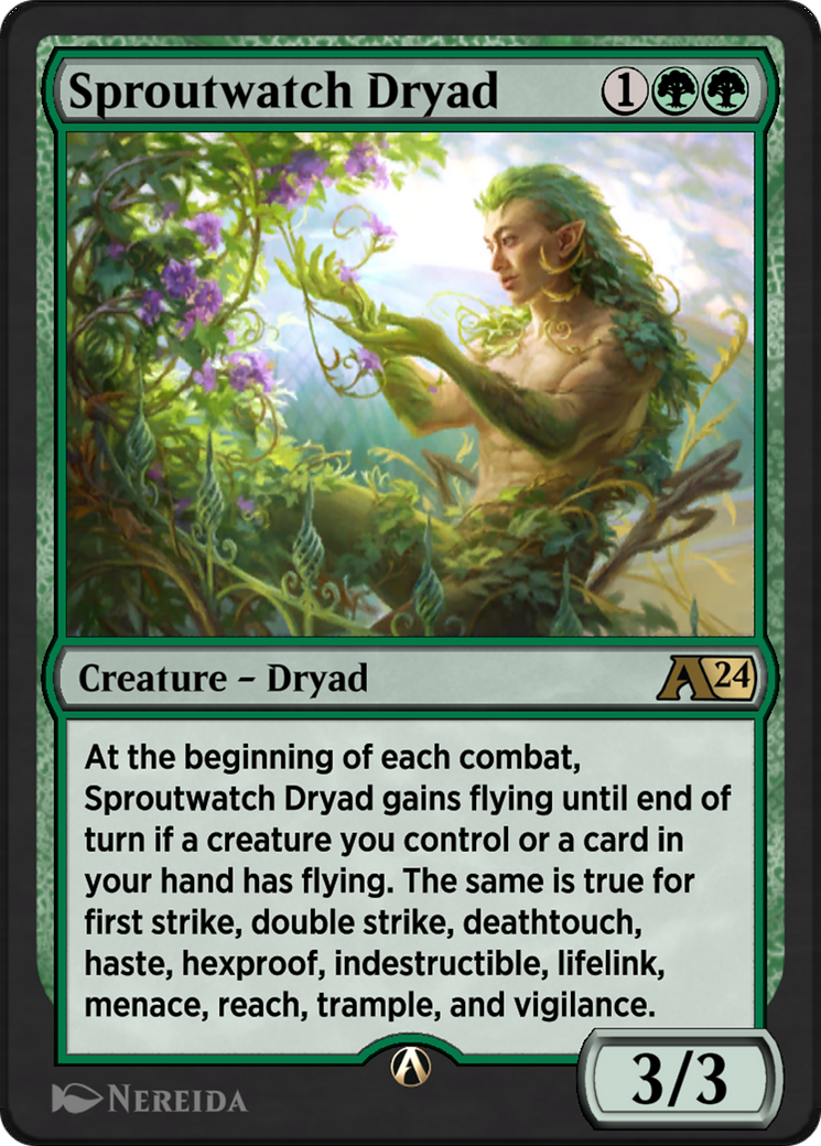 Sproutwatch Dryad (YMKM-020) - Alchemy: Murders at Karlov Manor-1
