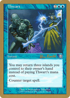 Thwart - 2001 Alex Borteh (MMQ) (WCD-) - World Championship Decks 2001-1