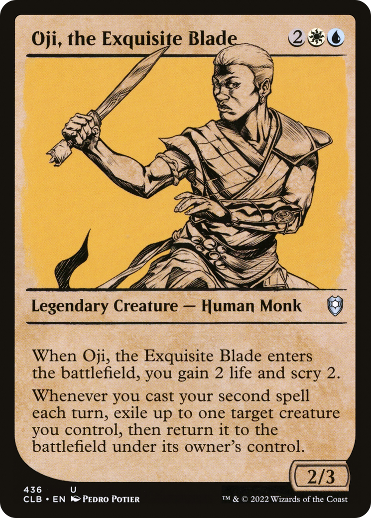Oji, the Exquisite Blade (Showcase) [Commander Legends: Battle for Baldur's Gate]-1