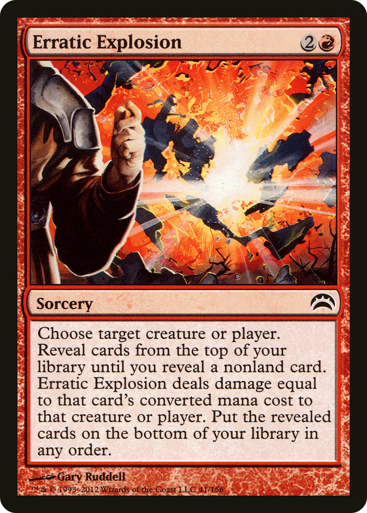 Erratic Explosion [Planechase 2012]-1