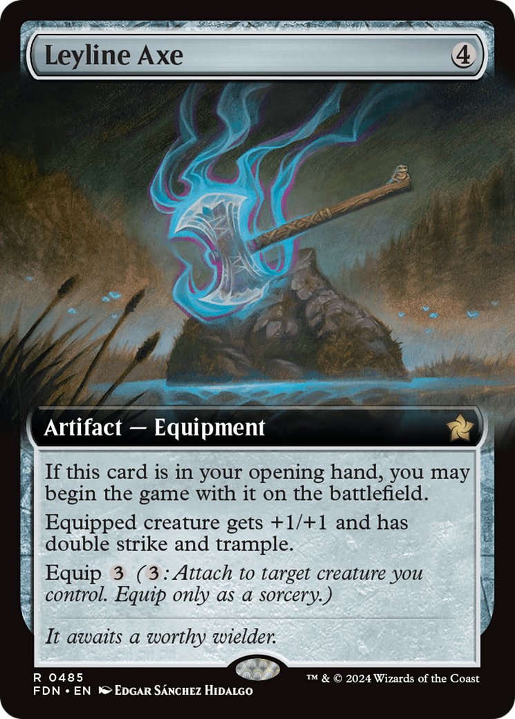 Leyline Axe (Extended Art) [Foundations]-1