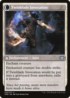 Twinblade Geist (VOW-040) - Innistrad: Crimson Vow: (Double Faced Transform)-2