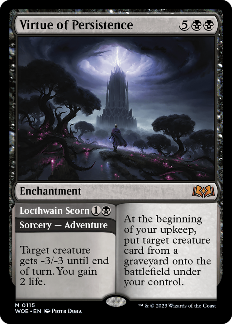 Virtue of Persistence (WOE-115) - Wilds of Eldraine Foil-1
