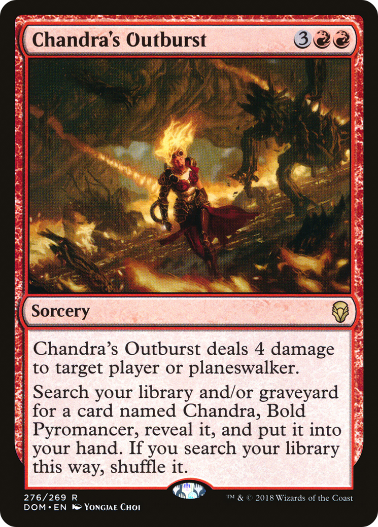 Chandra's Outburst [Dominaria]-1