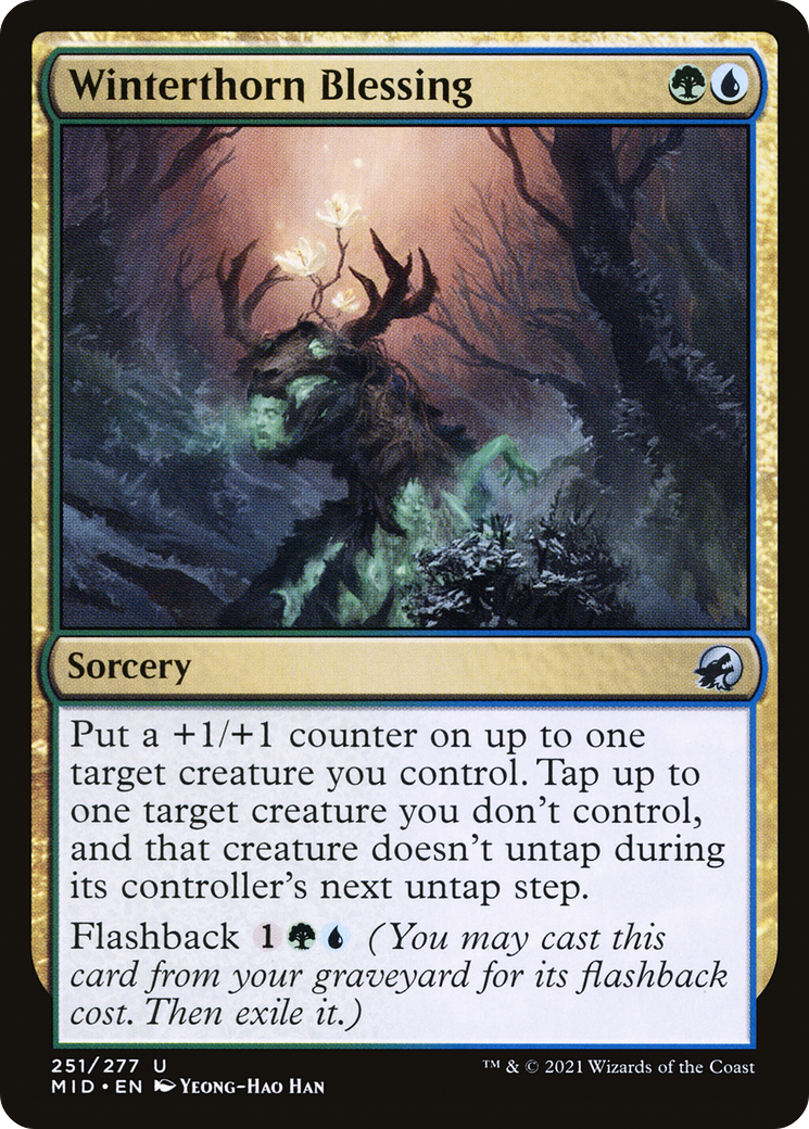 Winterthorn Blessing (MID-251) - Innistrad: Midnight Hunt Foil-1