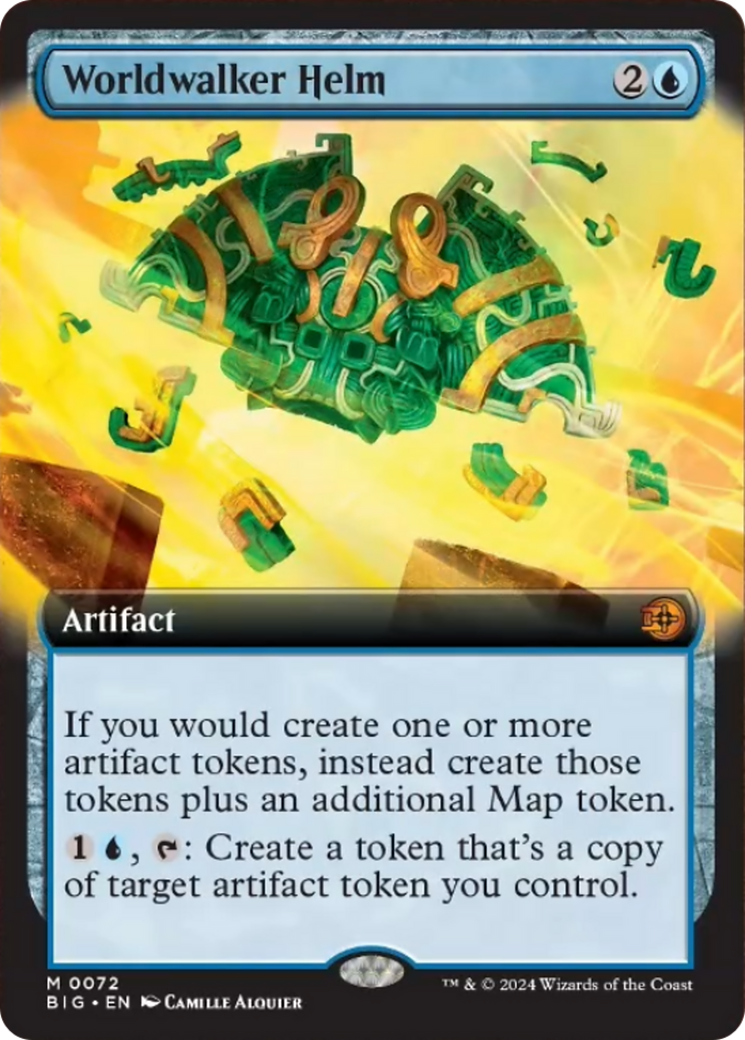 Worldwalker Helm (Extended Art) [Outlaws of Thunder Junction: The Big Score]-1